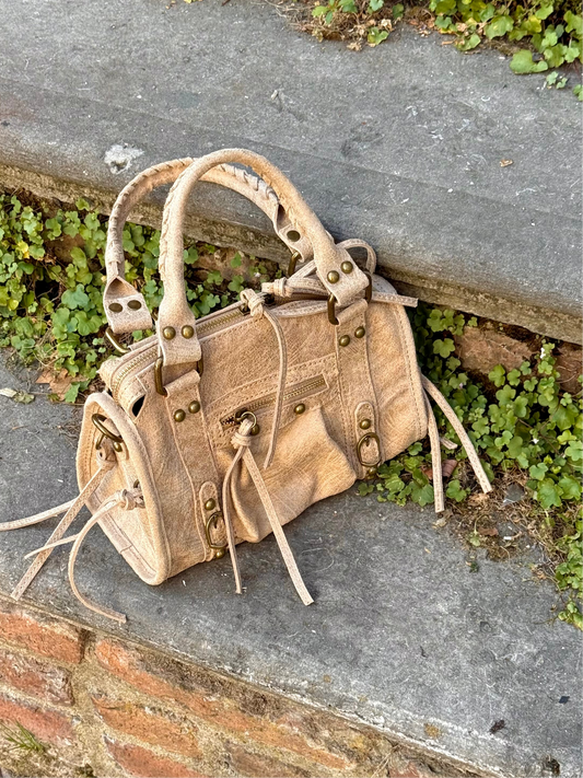 Leren tas Rina | beige