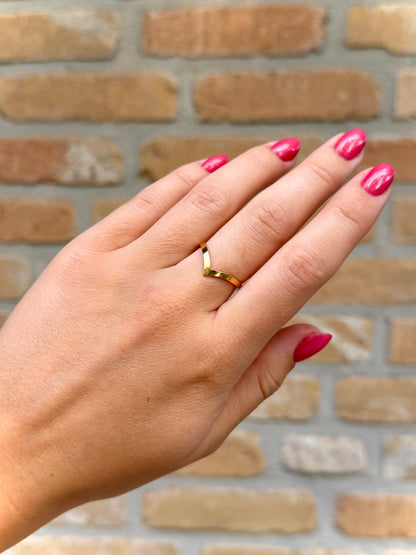 V ring - goud