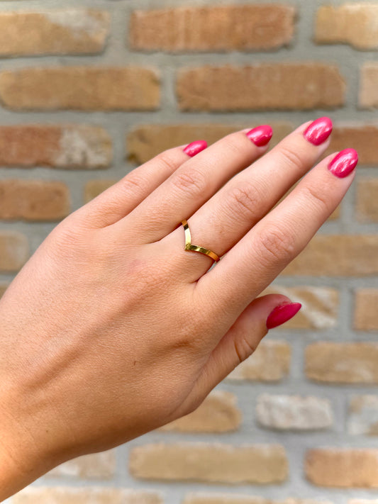 V ring - goud
