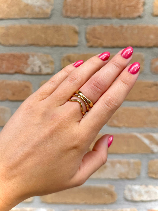 Triple ring - goud