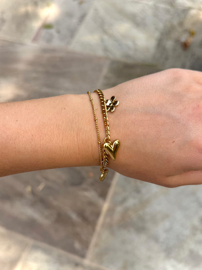 Bedel armband - goud