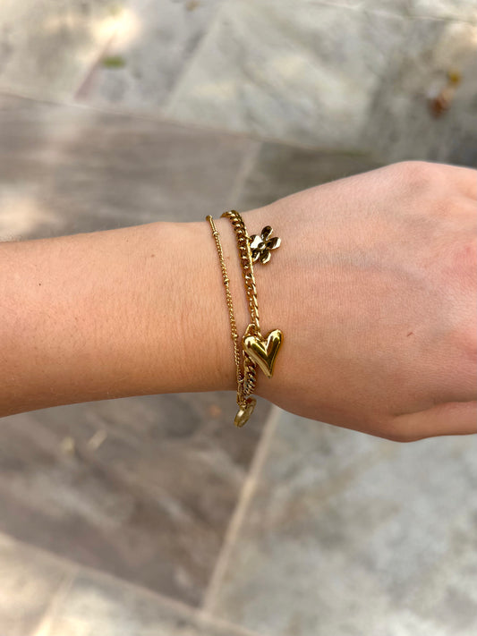 Bedel armband - goud