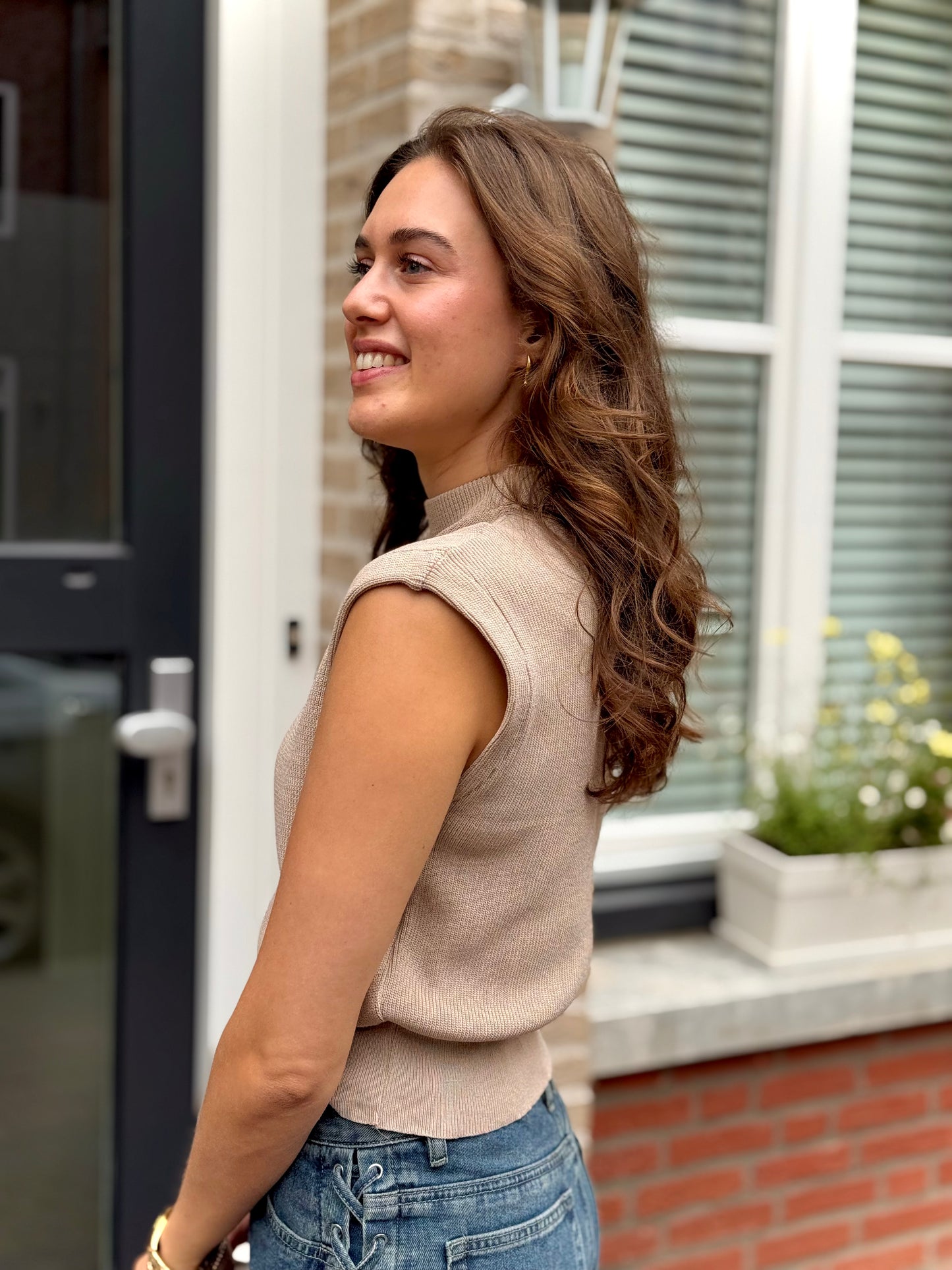 Spencer top - beige