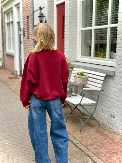 Oversized trui Paris - bordeaux