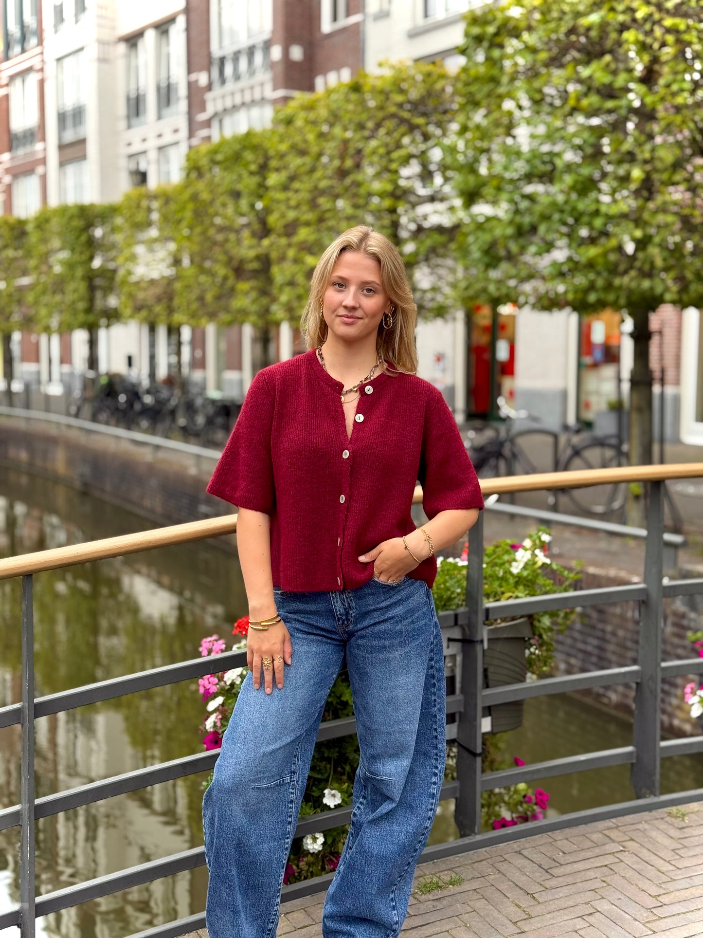 Cozy top/vest - bordeaux