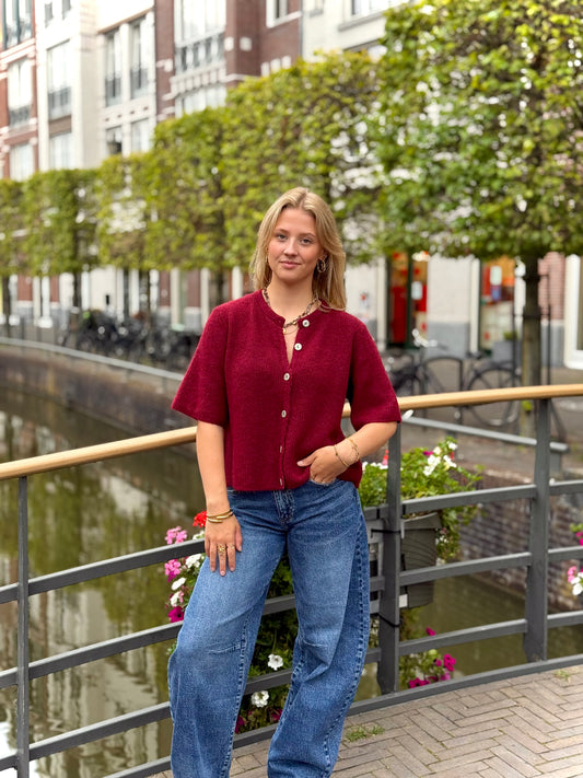 Cozy top/vest - bordeaux