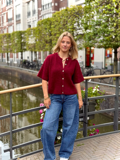 Cozy top/vest - bordeaux