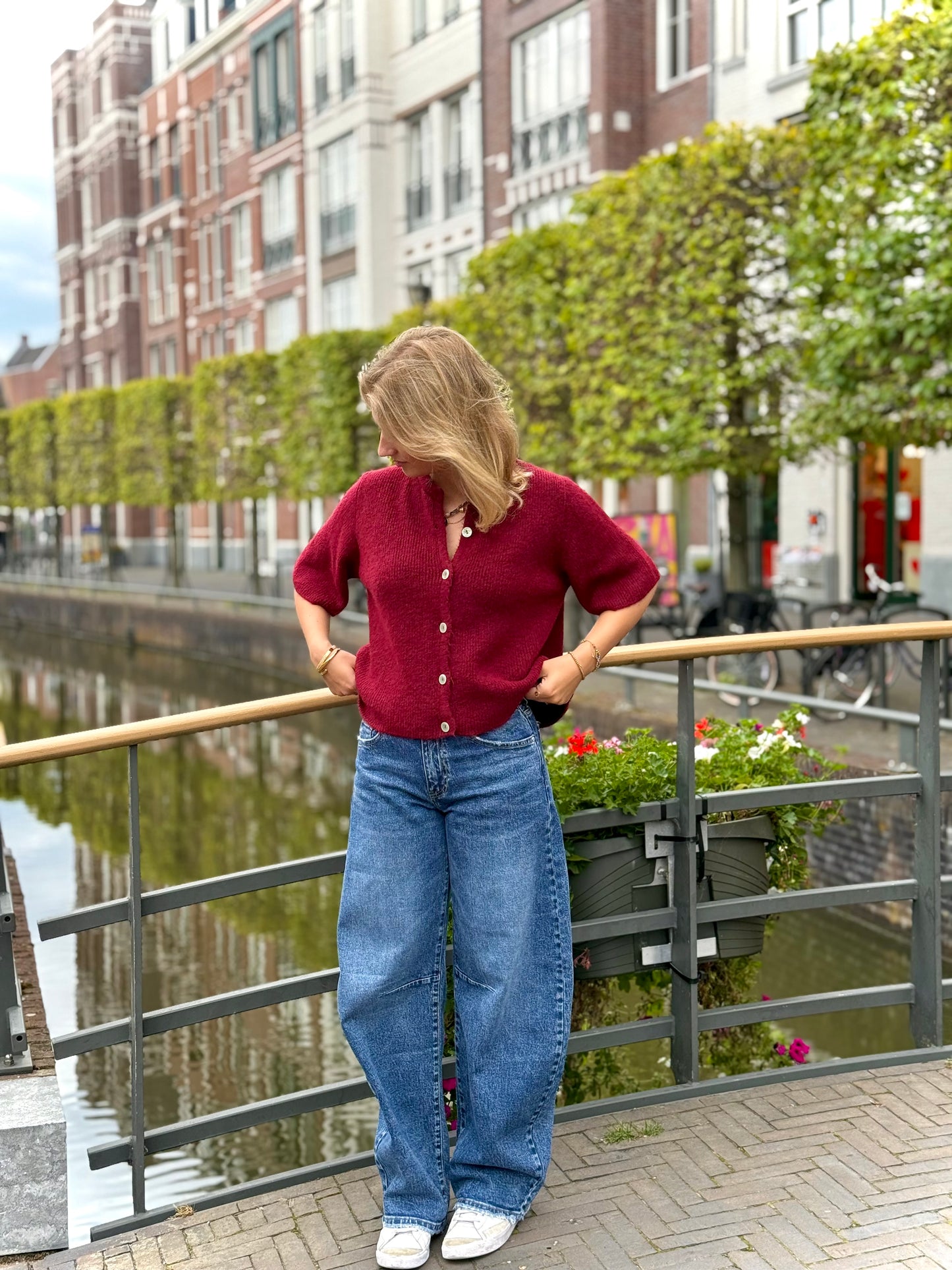 Cozy top/vest - bordeaux