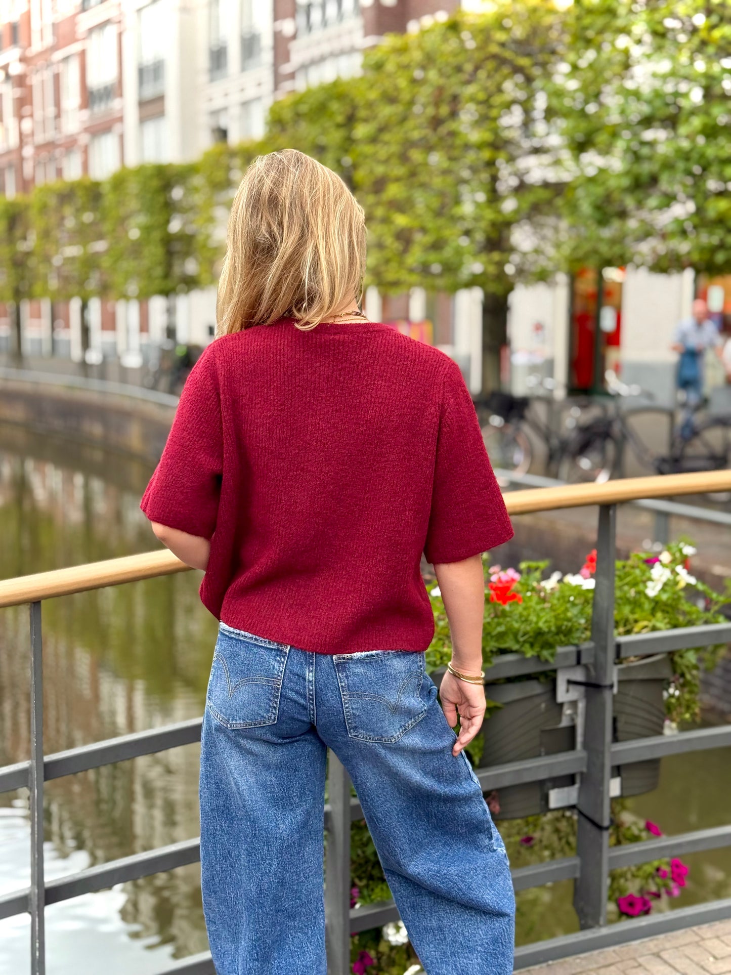 Cozy top/vest - bordeaux
