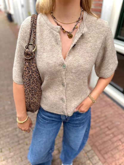 Cozy top/vest - beige