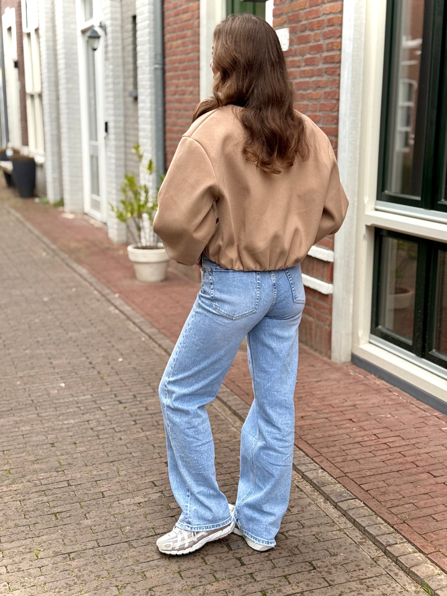 Bomber jasje - beige