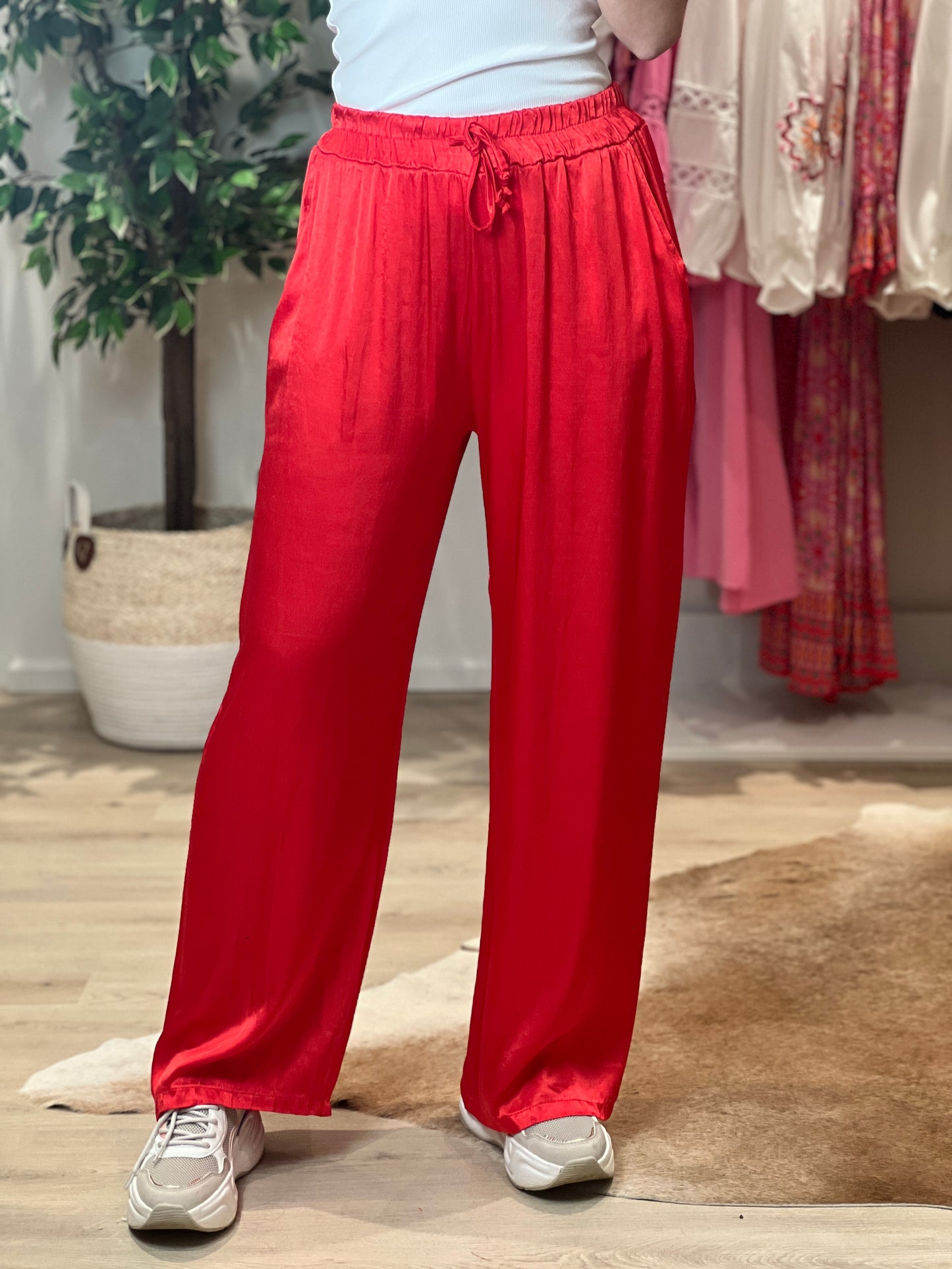 Broek Alba | Rood - At Styles