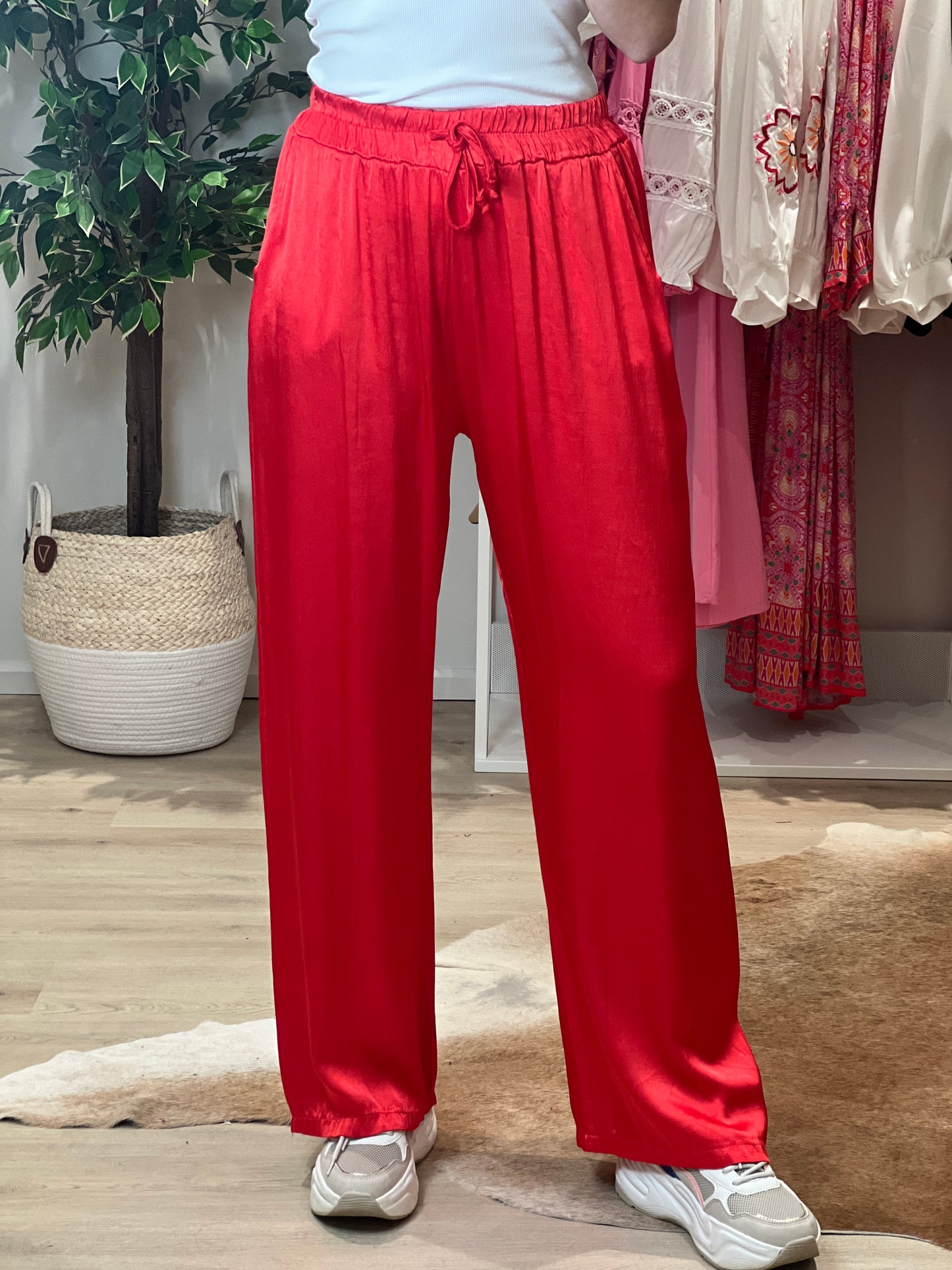 Broek Alba | Rood - At Styles