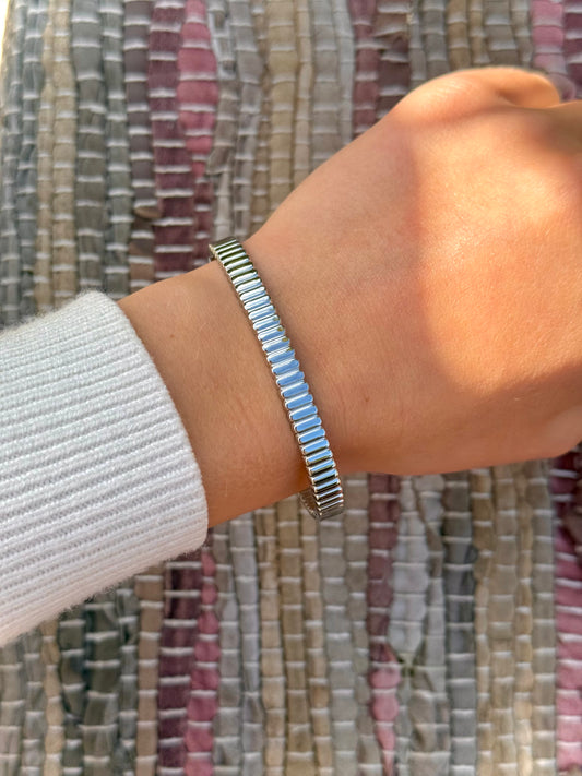 Bangle armband - zilver