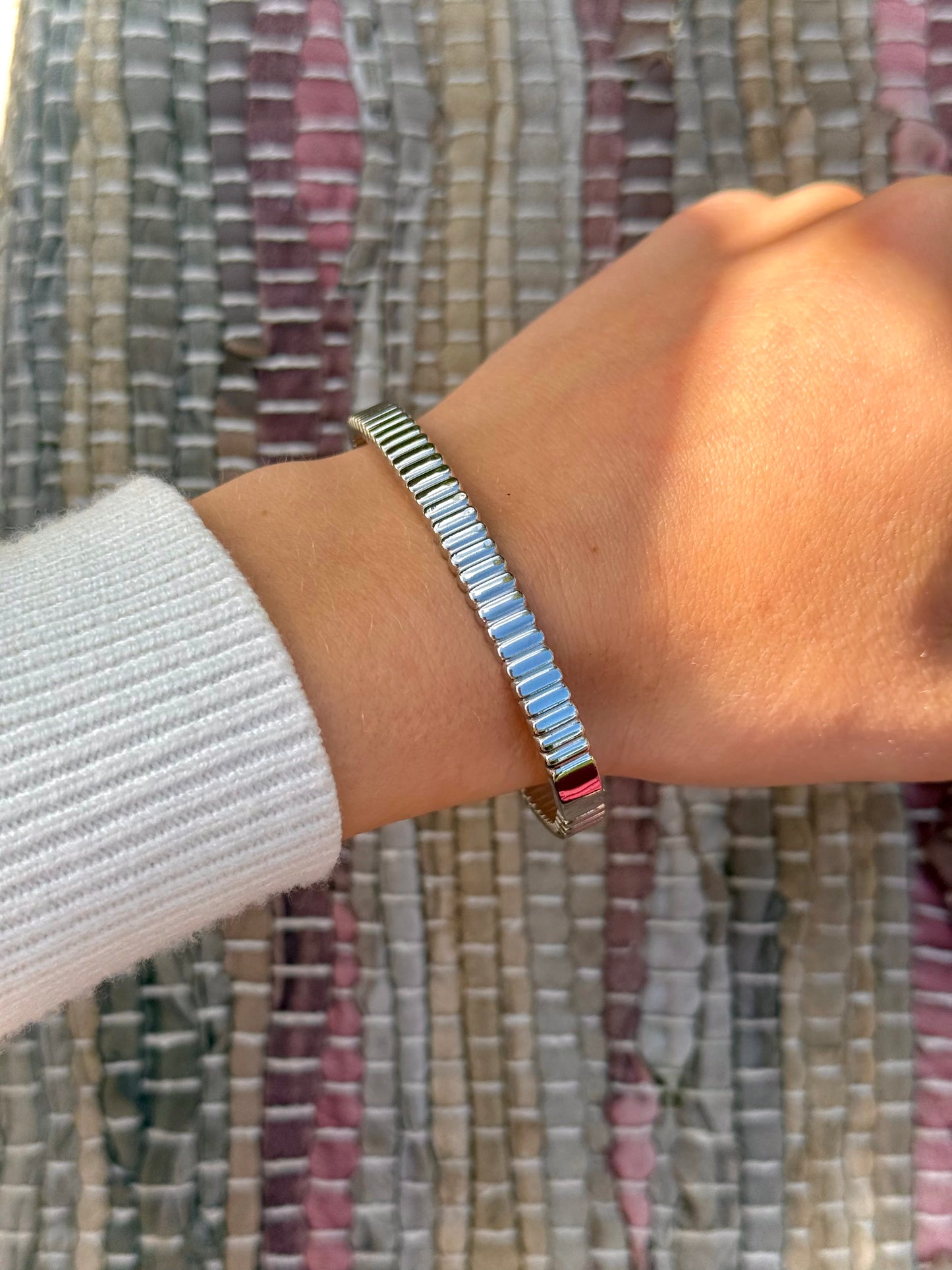 Bangle armband - zilver