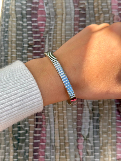 Bangle armband - zilver