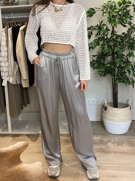 Broek Alba | Taupe