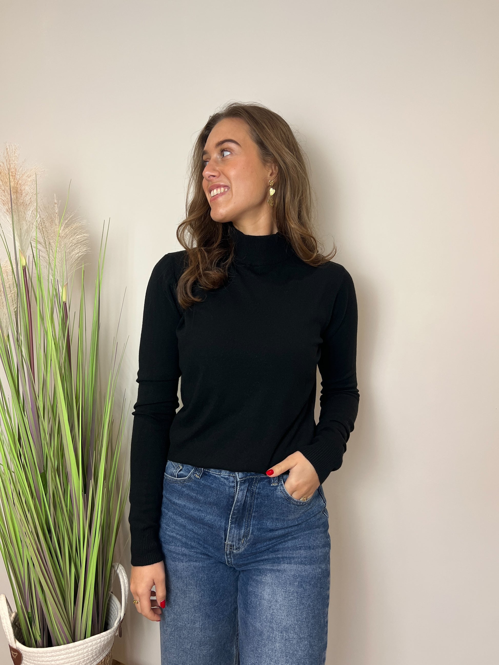 Turtle trui Kaapstad | Zwart - At Styles