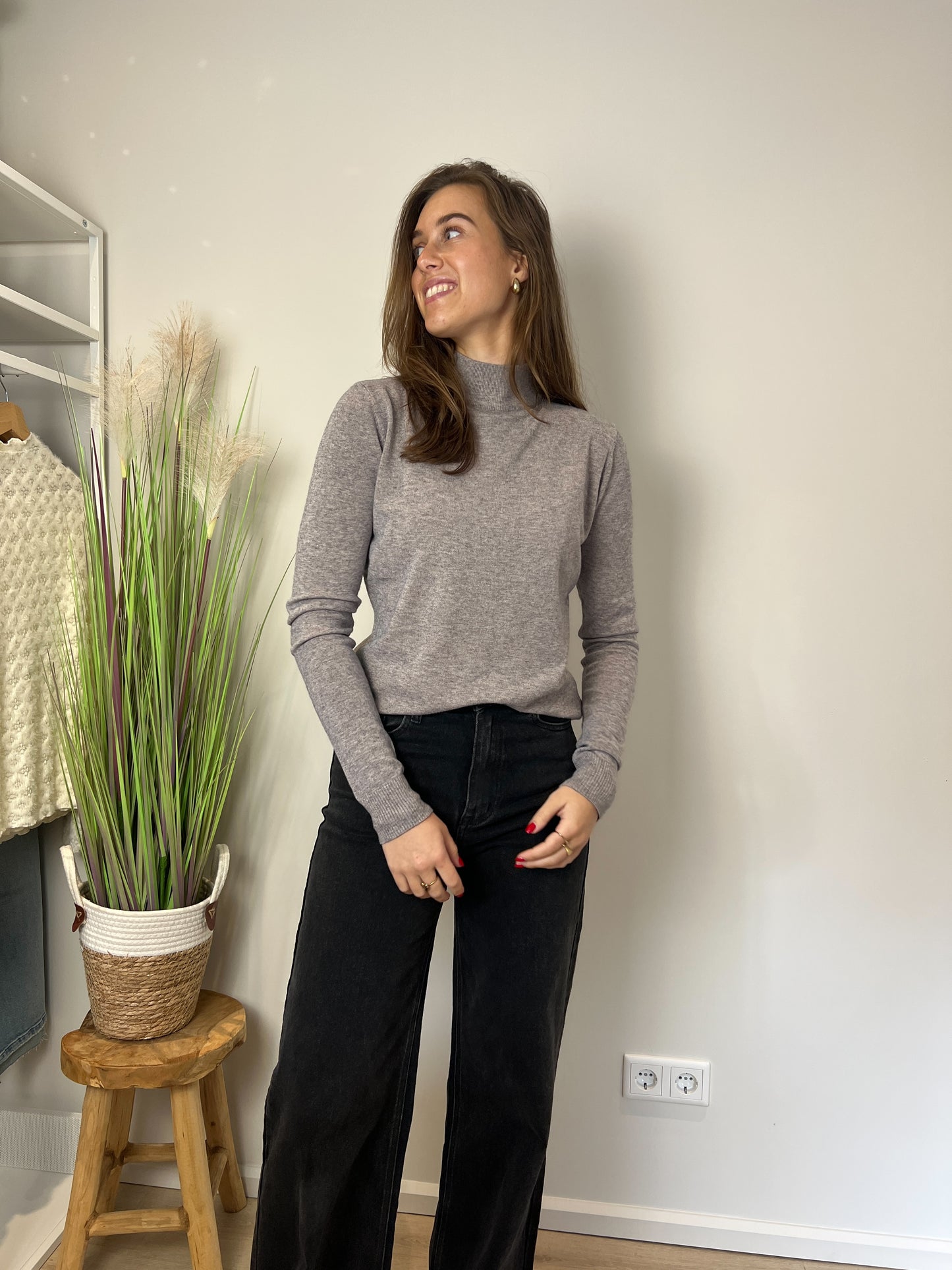 Turtle trui Kaapstad | Taupe - At Styles
