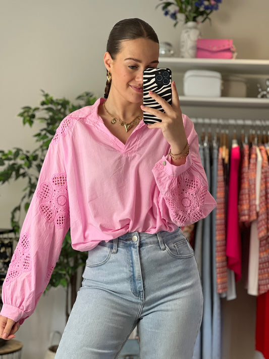 Blouse Chicago | Roze