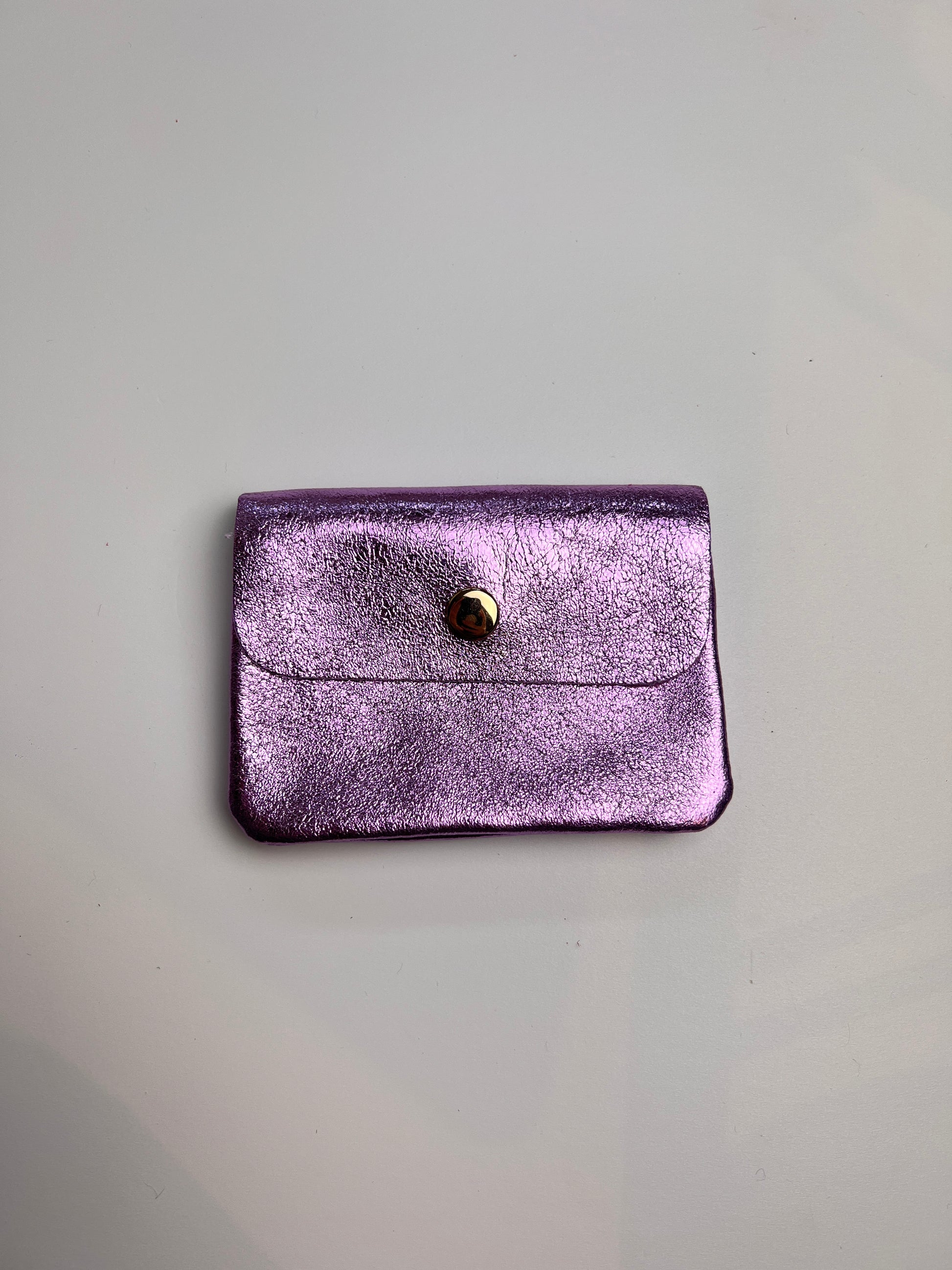 Portemonnee Lisa klein | Metallic lila - At Styles