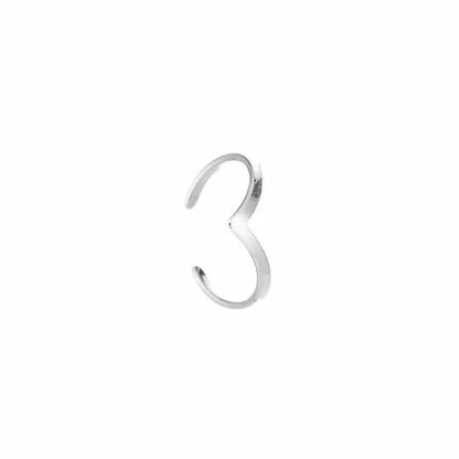 V ring - zilver