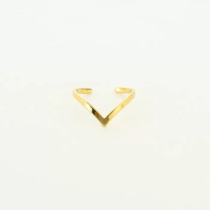 V ring - goud