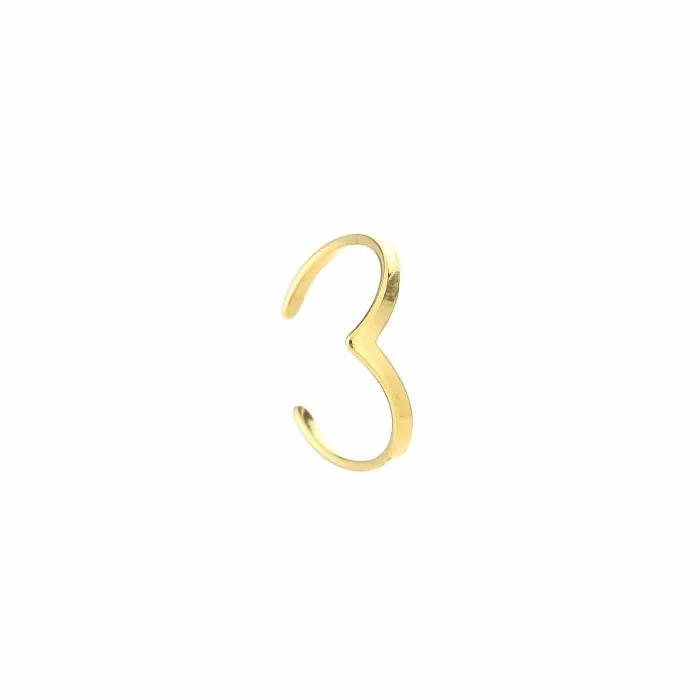 V ring - goud