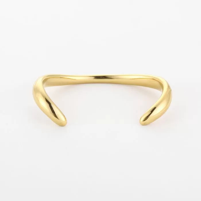Open bangle armband - goud