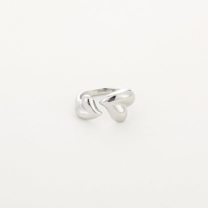 Ring hartjes - zilver - At Styles