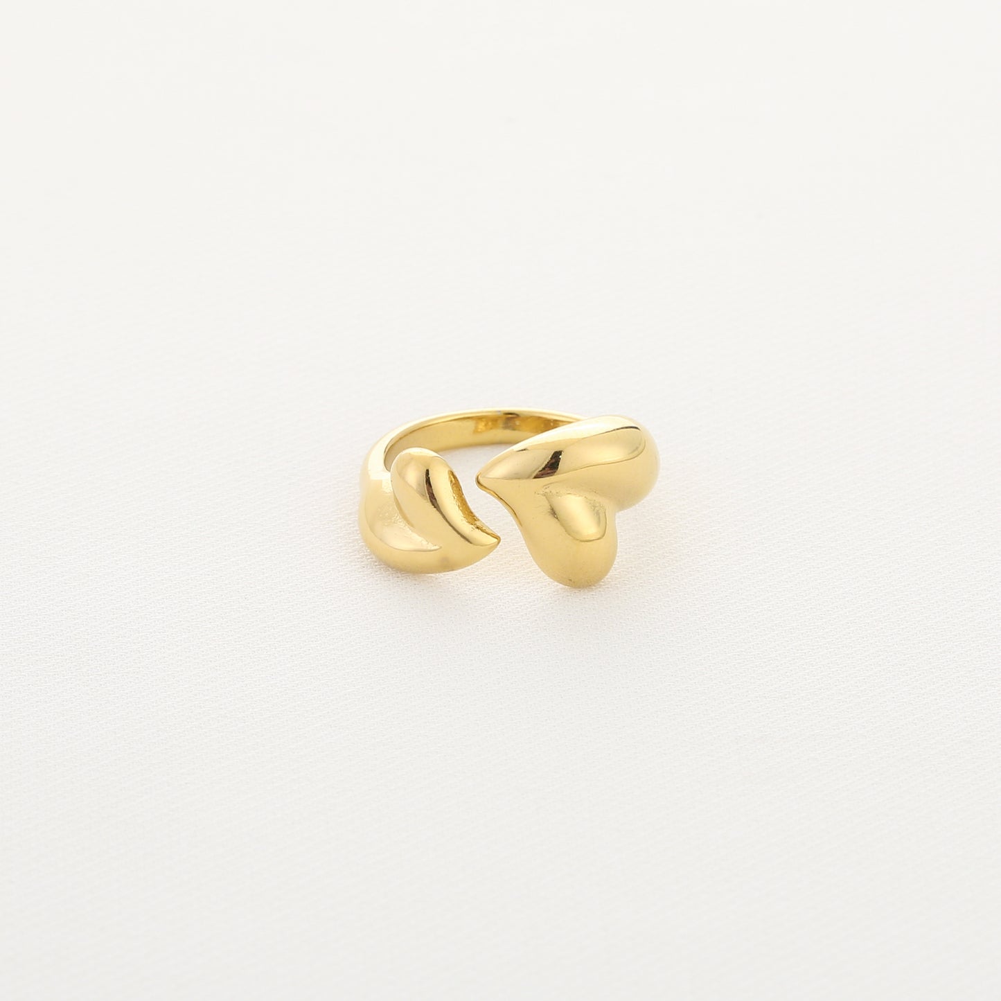 Ring hartjes - goud - At Styles