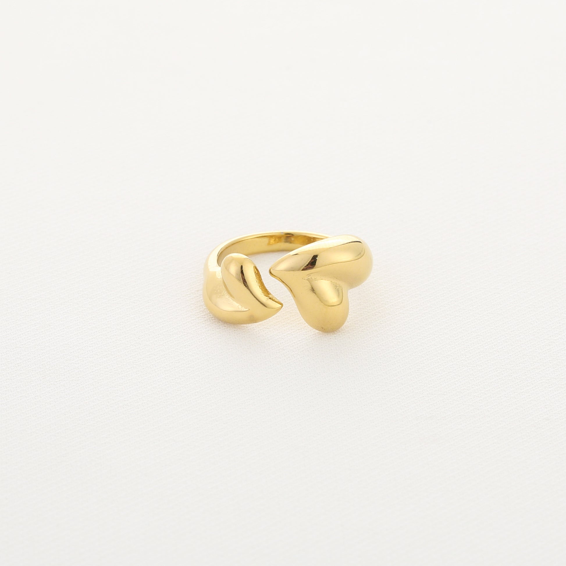 Ring hartjes - goud - At Styles