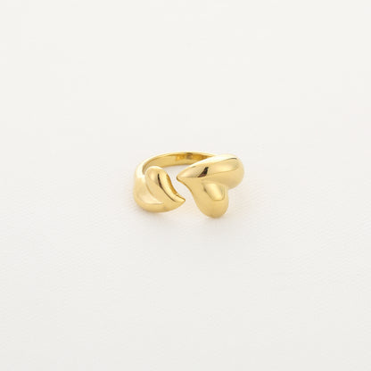 Ring hartjes - goud - At Styles