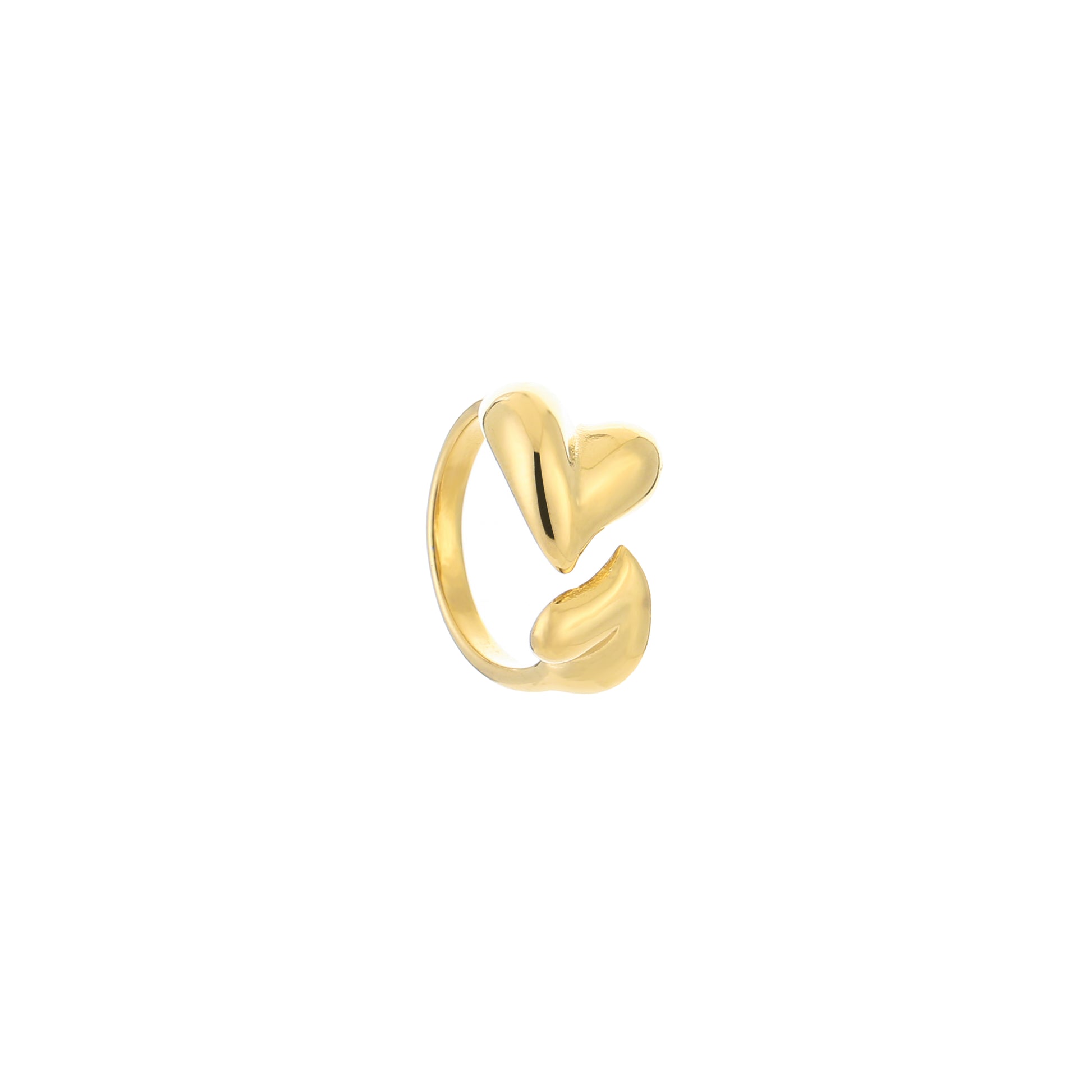 Ring hartjes - goud - At Styles