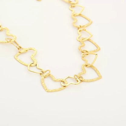 Hartjes ketting - goud