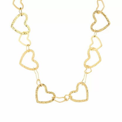 Hartjes ketting - goud