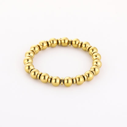 Elastiek armband - goud