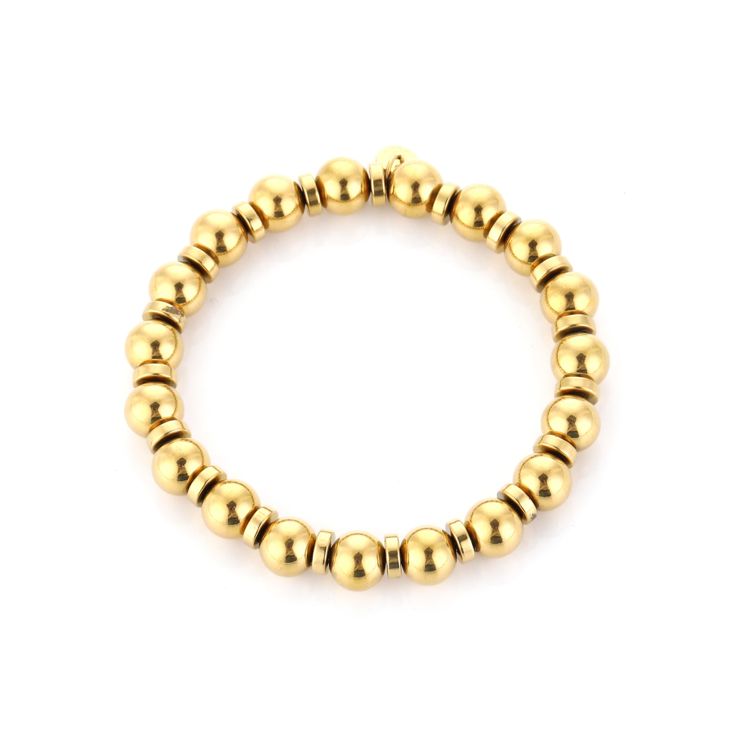 Elastiek armband - goud