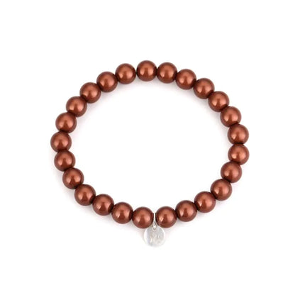 Kralen armband - bruin