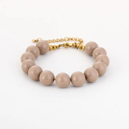 Kralen armband - beige