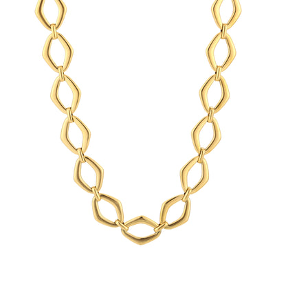 Schakel ketting - goud