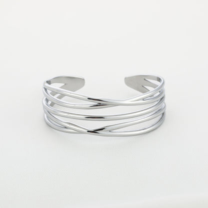Bangle armband - zilver