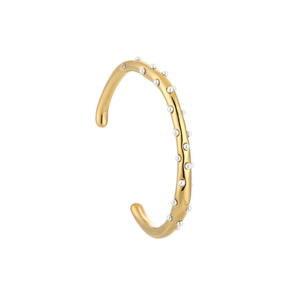 Bangle armband parels - goud