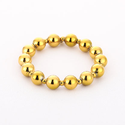 Armband kralen - goud - At Styles