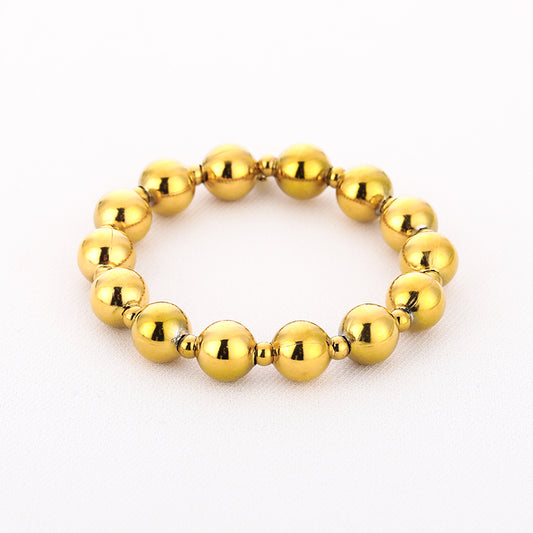 Armband kralen - goud - At Styles