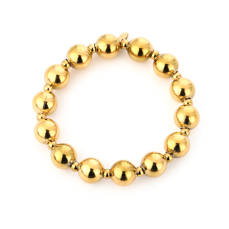 Armband kralen - goud - At Styles