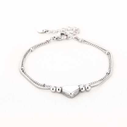 Armband dubbel - zilver - At Styles