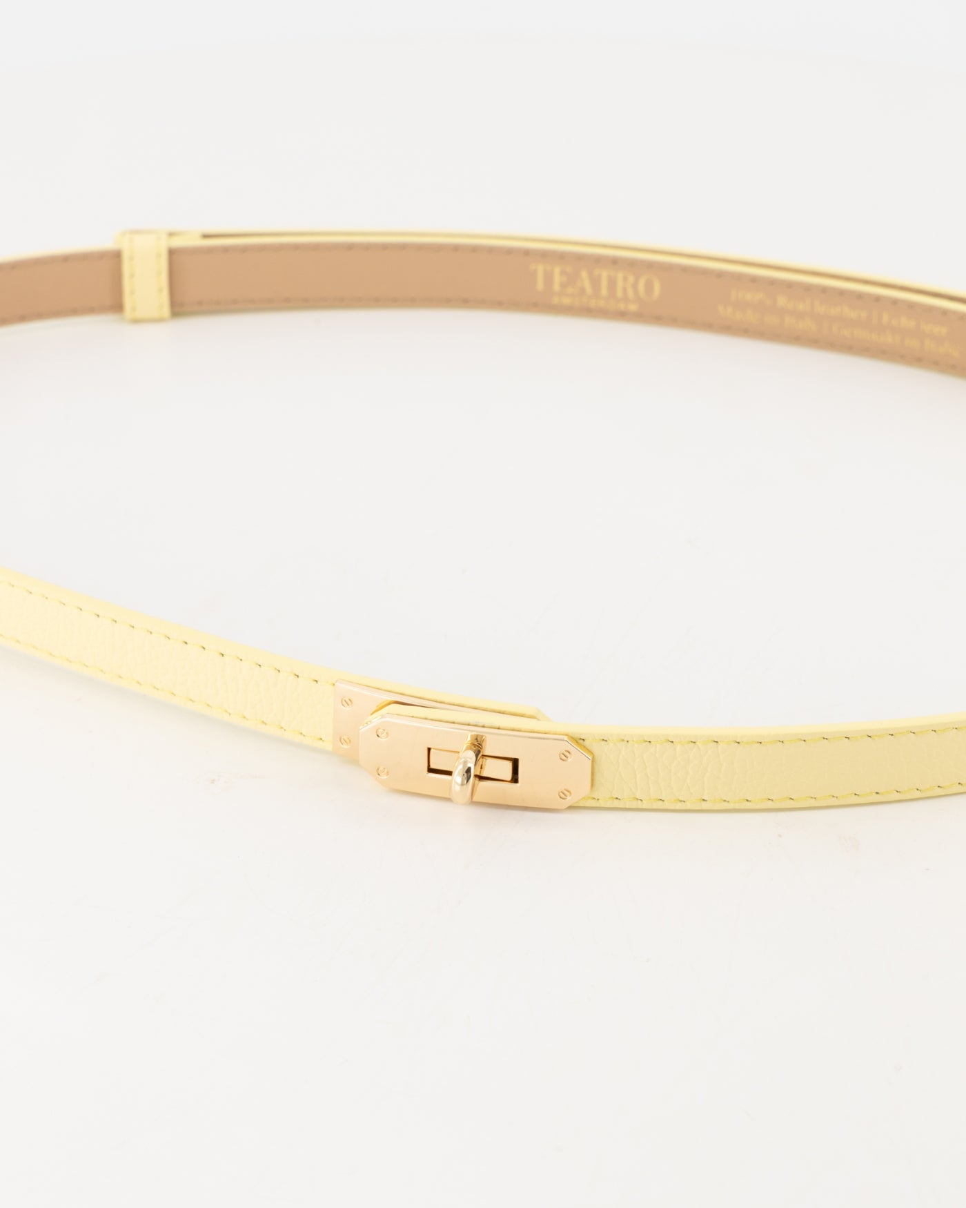 Leren riem Garcia - geel - At Styles