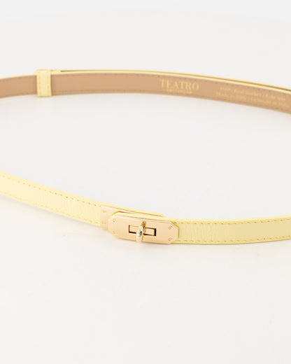 Leren riem Garcia - geel - At Styles