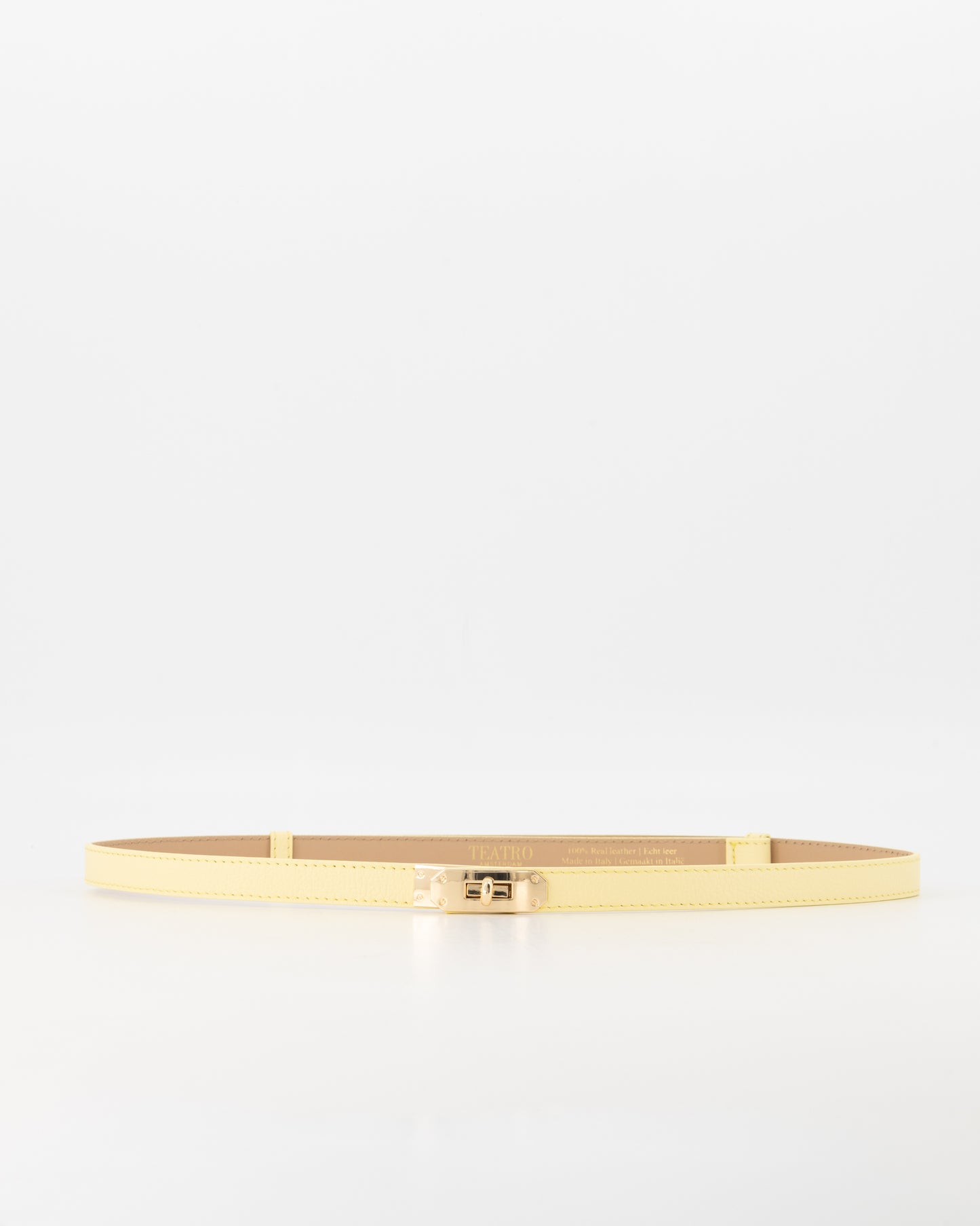 Leren riem Garcia - geel - At Styles